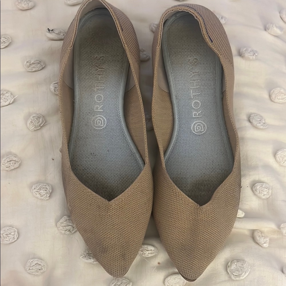 Rothy's Women's Tan Flats
